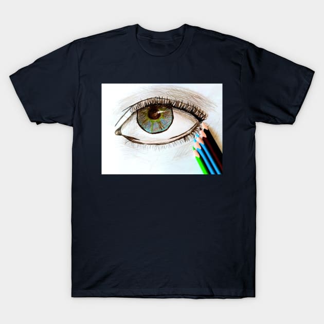 Color eye T-Shirt by The smell of eucalyptus